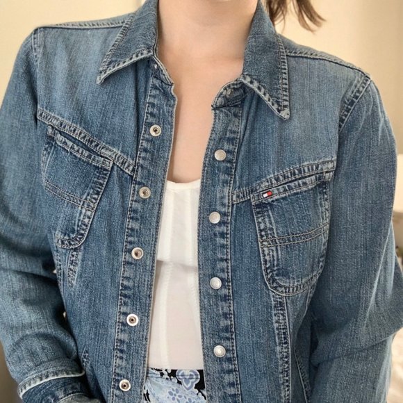 Tommy Hilfiger Jean Jacket 🍃 - Picture 5 of 7